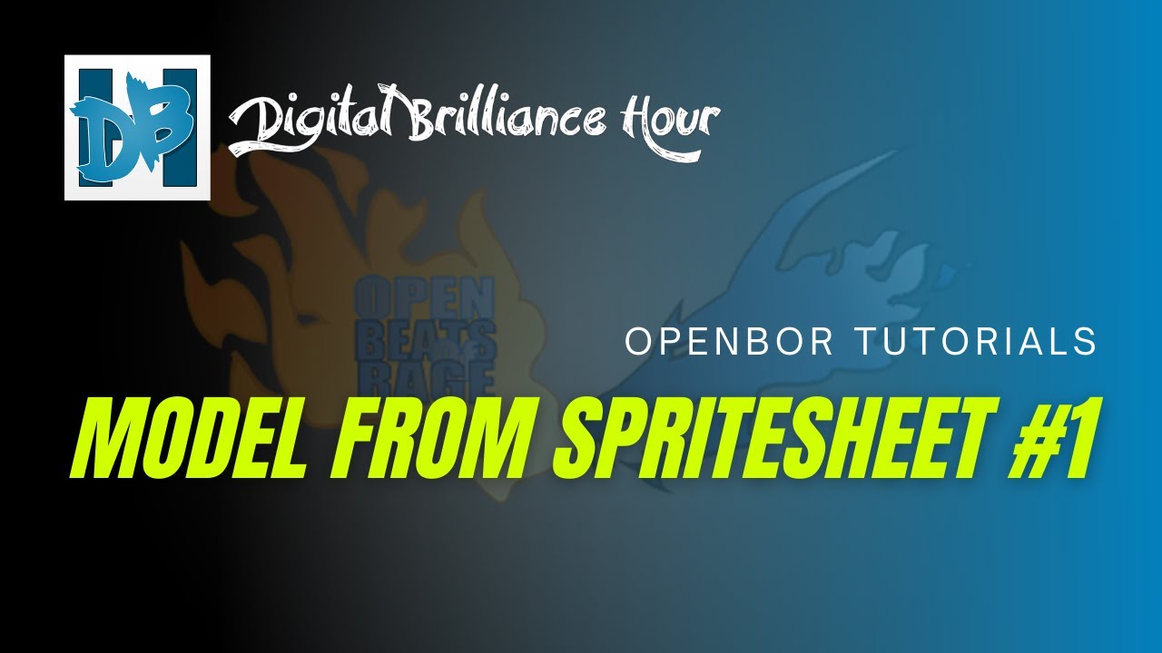 OpenBOR Tutorial - Model From Spritesheet #1