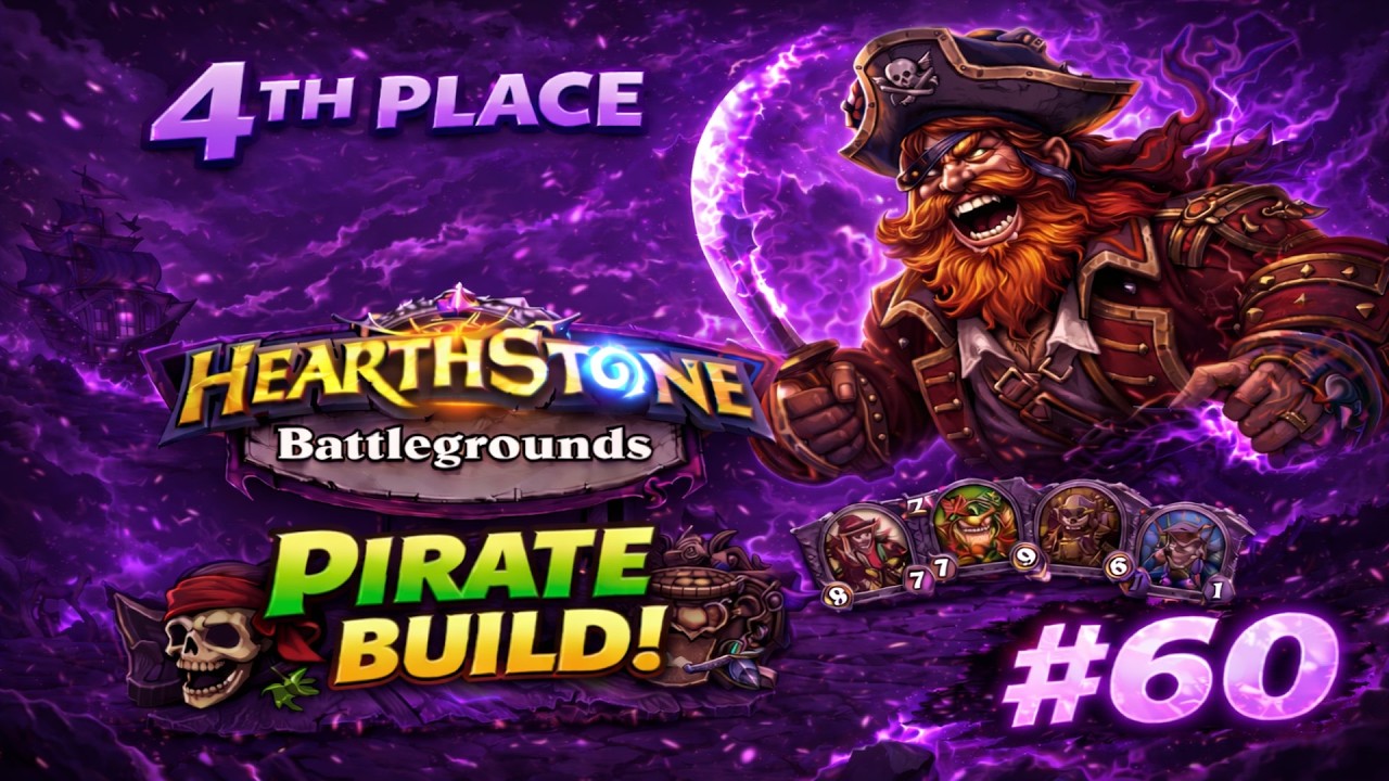 High Risk Pirate Scaling?! 🏴‍☠️ | 4th Place | Battlegrounds #60