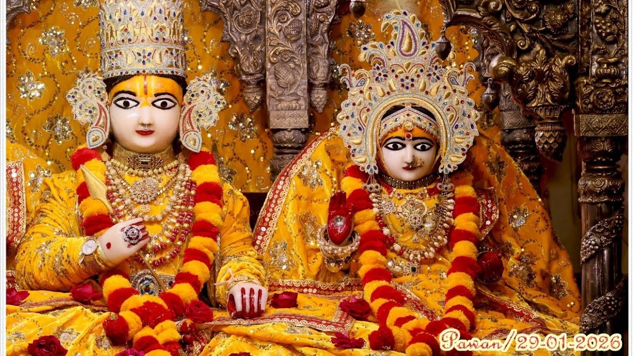 Shringar Arti Of Shri Kanak Bihari Ji as on 29-01-2026 09.00 AM