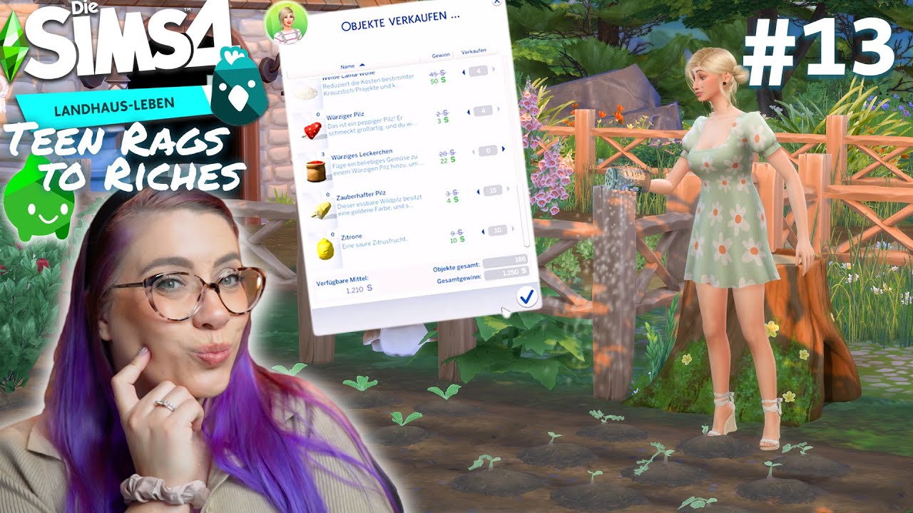 Der beste Verkauf bisher 🌾 💸 Landhaus Leben Teen Rags to Riches Part 13 | SimSaraBim