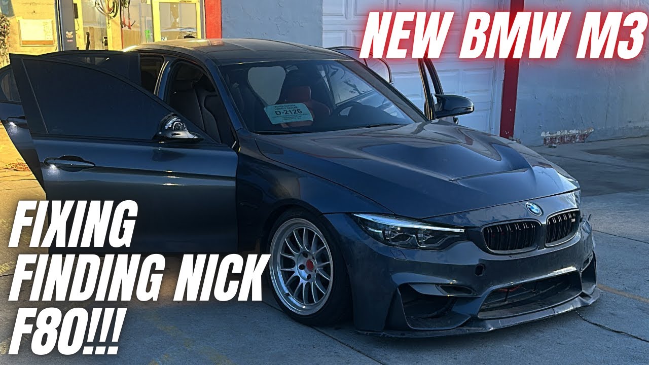FIXING FINDING NICKS WRECKED BMW F80 M3!!!