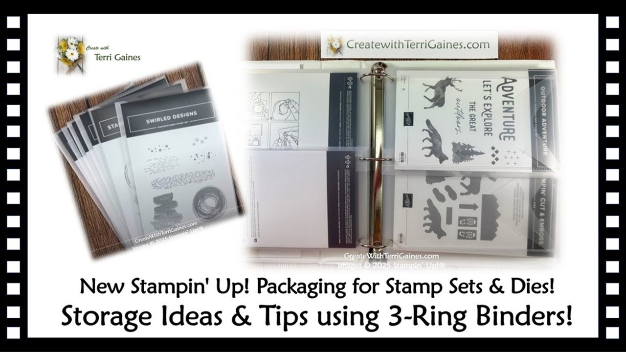 Часть 1: Новая упаковка для наборов штампов и штампов Stampin' Up! Идеи и советы по хранению с ис...