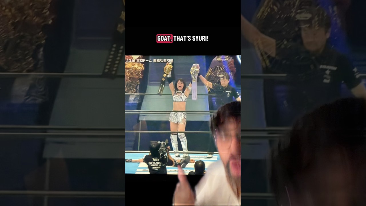 GOAT SYURI #wrestlekingdom #syuri #stardom