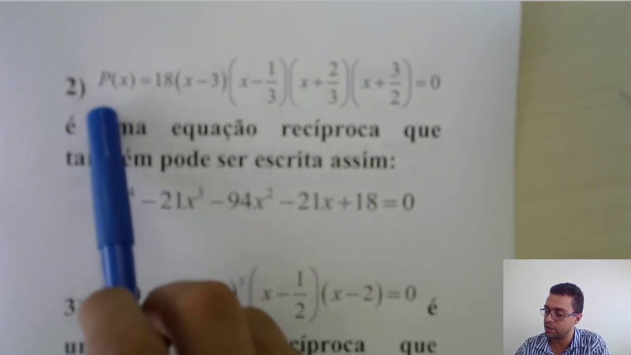 Aula 12 - Equa&ccedil;&otilde;es rec&iacute;procas