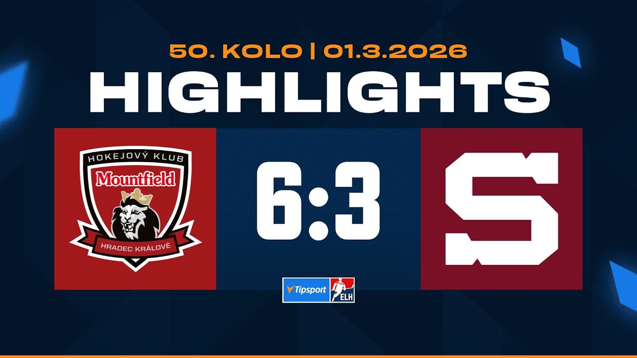 Highlights | Mountfield HK vs. HC Sparta Praha 6:3 | 01.03.2026