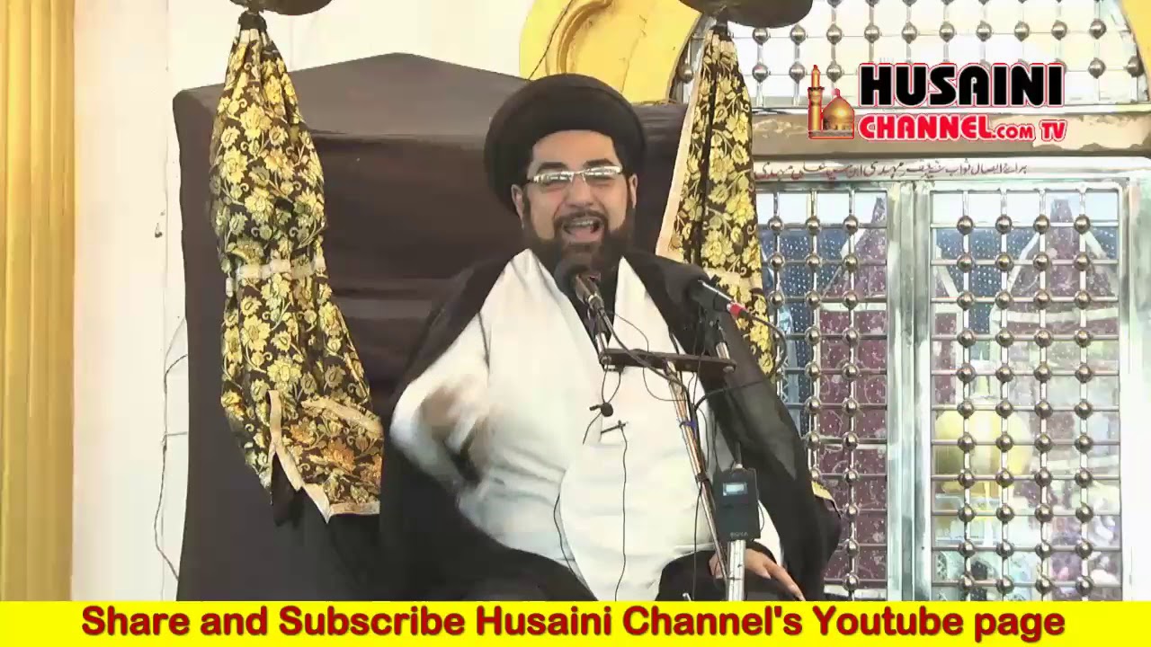 4TH MAJLIS MAULANA S KALBE JAWAD NAQVI IMAMBADA GHUFRANMAAB LUCKNOW HUSAINI CHANNEL