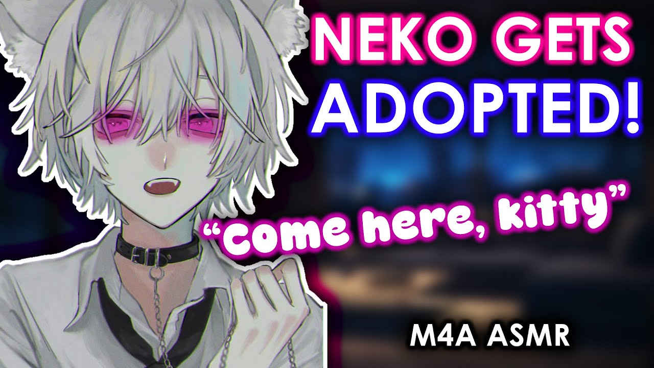 [M4A] ADOPTED Cat Turns into A NEKO! [Neko Listener] [Collar] [Purring]