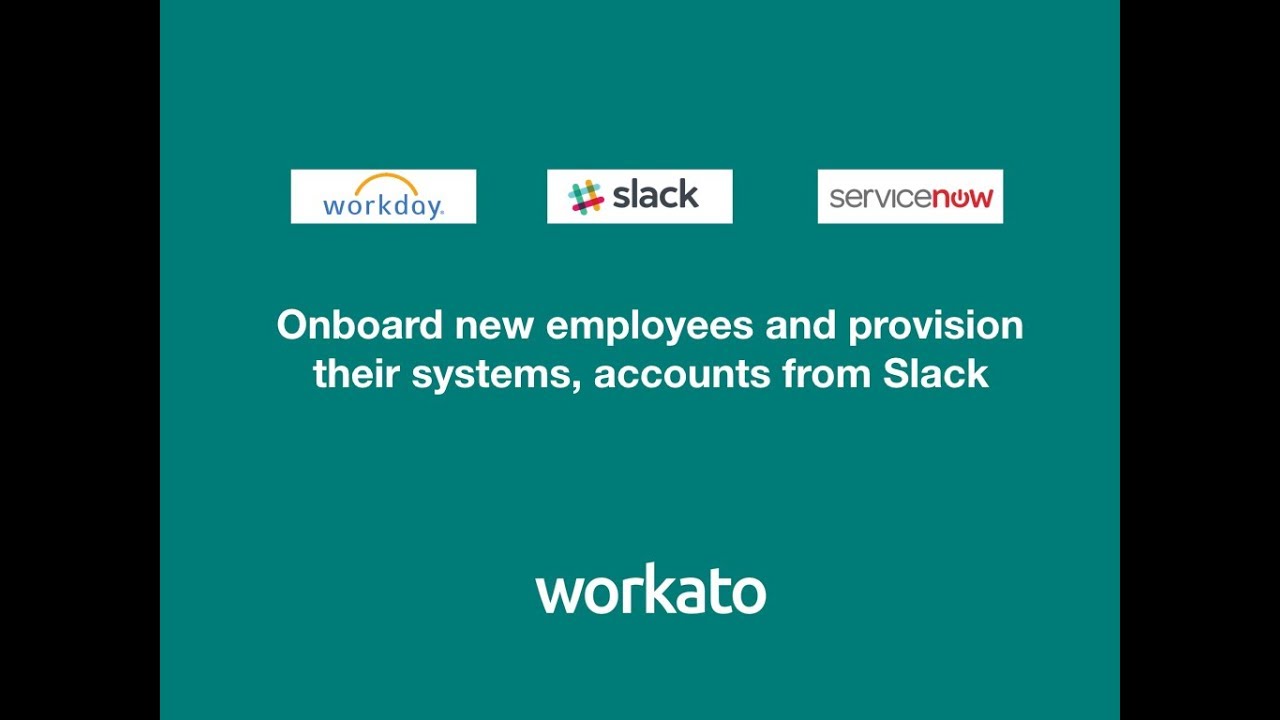 HR Automation: Seamless Employee Onboarding with Slack, ServiceNow, and Workday
