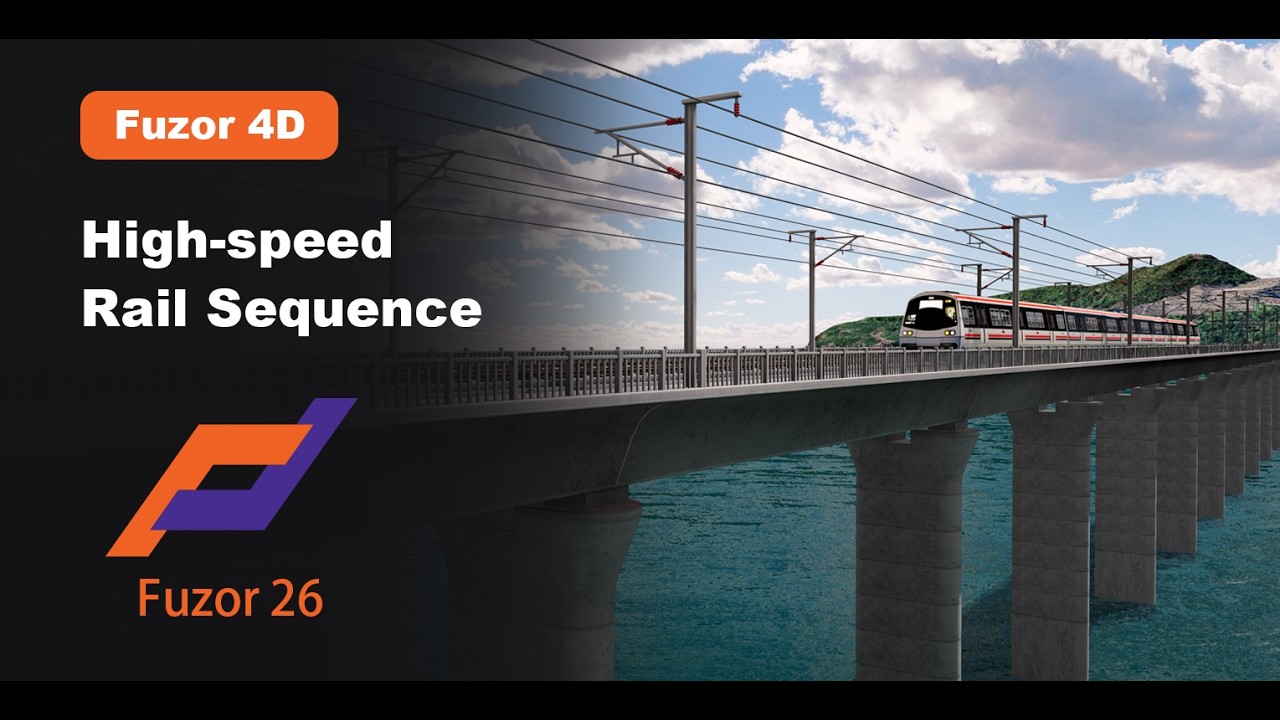 Transforming Rail Infrastructure: 4D Construction Sequencing in Fuzor
