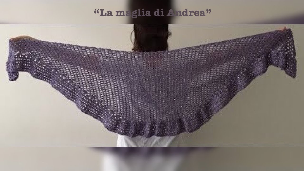 Chal a crochet. - Primera parte -