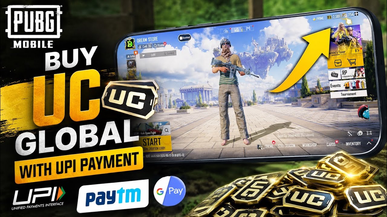 How to Buy PUBG Mobile UC with UPI in India (2026) | Instant UC Top Up