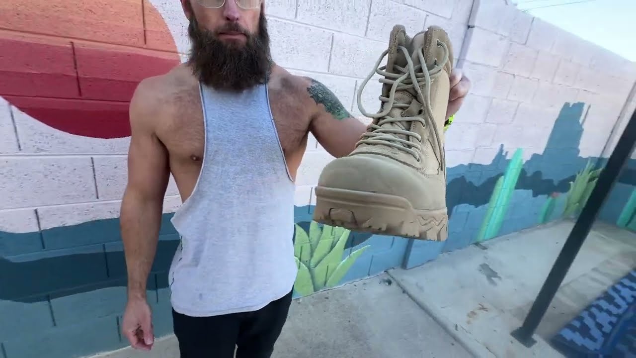 NORTIV 8 Men's Tactical Military Work Boots Side Zipper Outdoor Motorcycle Combat Boots - REVIEW