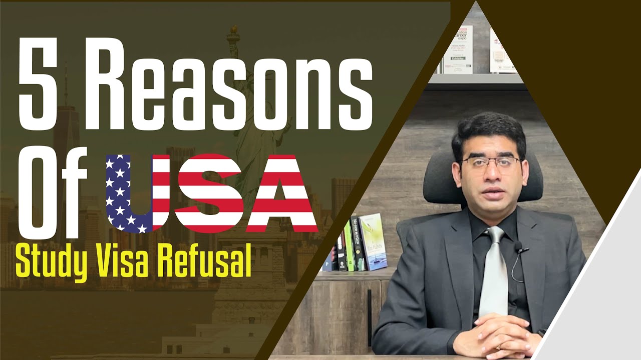 5 Reasons of USA Study Visa Refusal F1 | How You Can Get USA F1 Study Visa