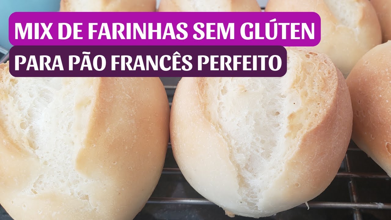 Receita do mix de farinhas sem glúten perfeito para pão francês