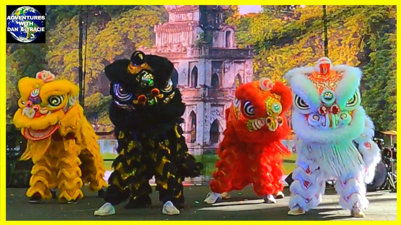 LION DANCE at the Vietnamese Lunar New Year Celebration | Tet Festival