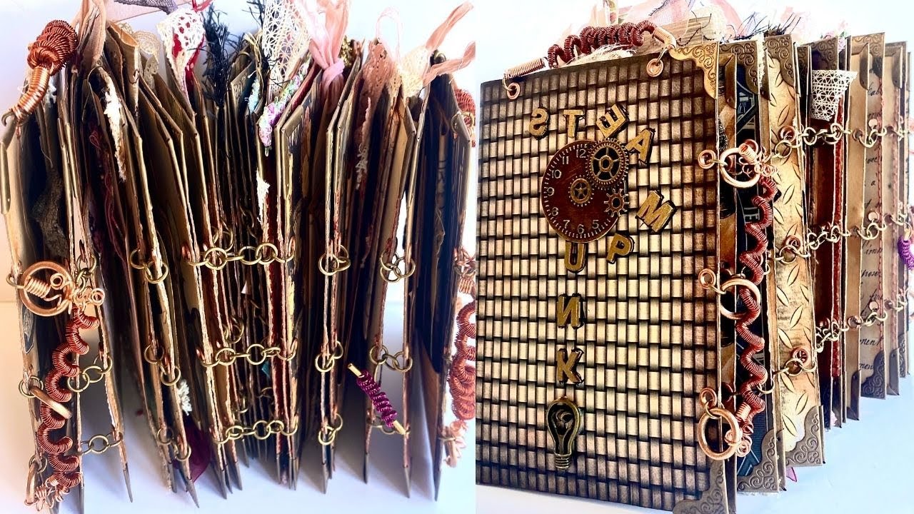 Steampunk Infinity Junk Journal Flip-Through - Something Completely Different!