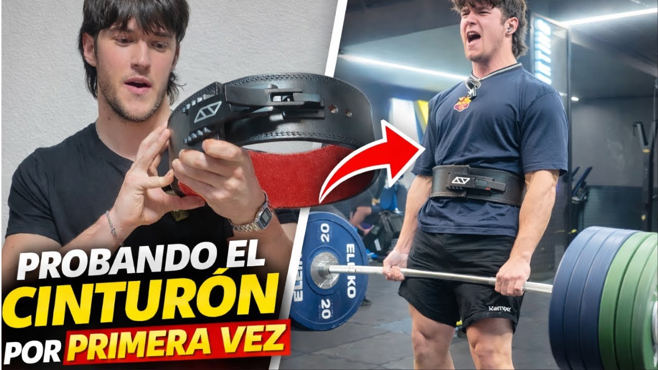 Probando cinturón de power por primera vez en peso muerto | ¿Realmente ayuda?