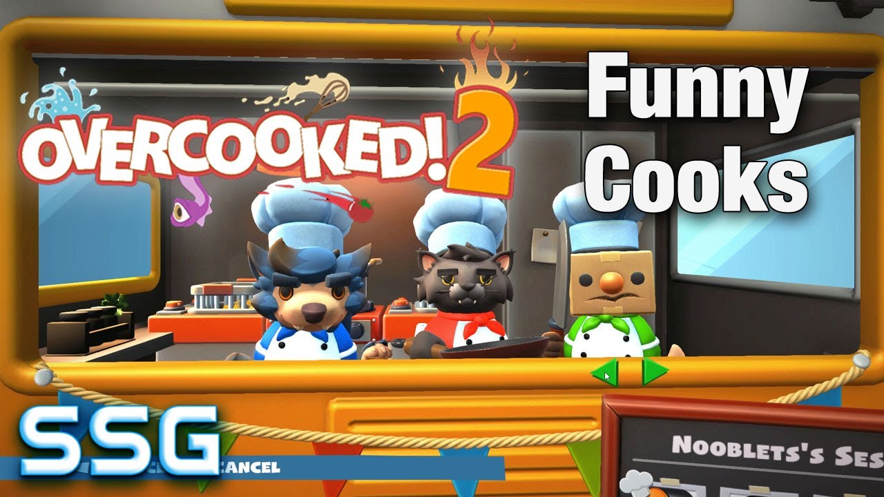 OVERCOOKED 2 Funny Cooks SeeShellGaming