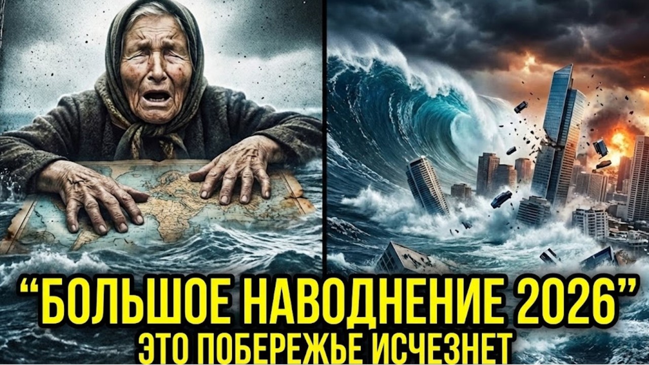 Баба Ванга описала великое наводнение 2026 года: это побережье исчезнет с карты