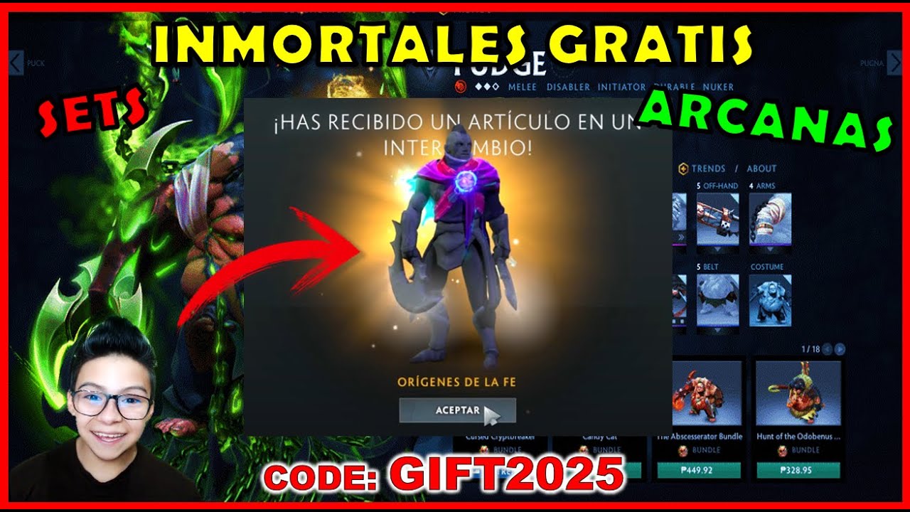 🔥2025: La Página mas simple para GANAR ITEMS DOTA 2 GRATIS! 🔥 | GODOTA2.COM