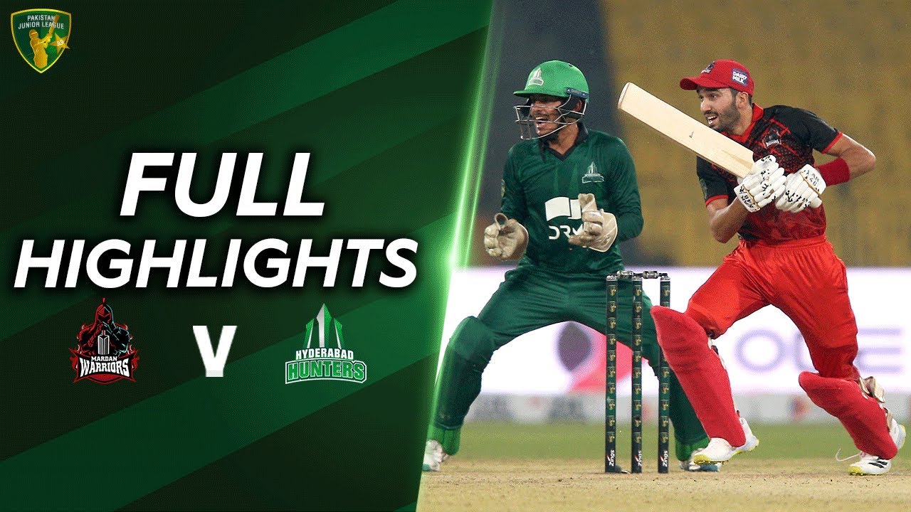 Full Highlights | Mardan Warriors vs Hyderabad Hunters | Match 10 | PJL | MV2T