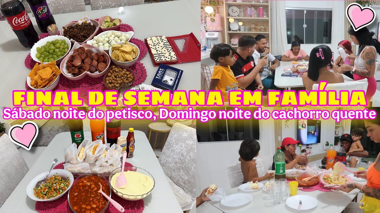 MEUS PAIS VIERAM: FINAL DE SEMANA COM A MINHA FAMÍLIA|| NOITE DA PORÇÃO & CACHORRO QUENTE e Mais😍💕