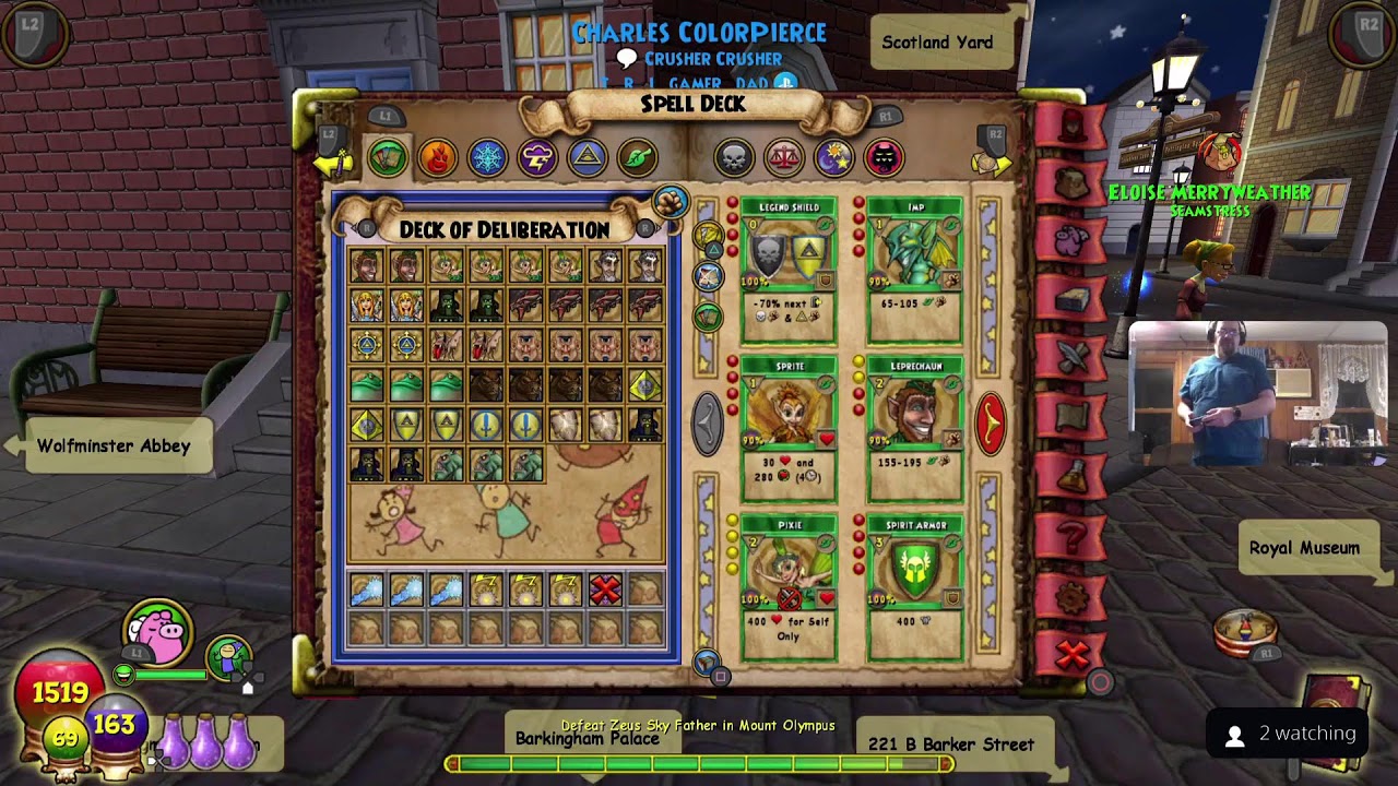Wizard 101 Mythcharacter, Gameplay on the PS5. Doing side quests MooShu