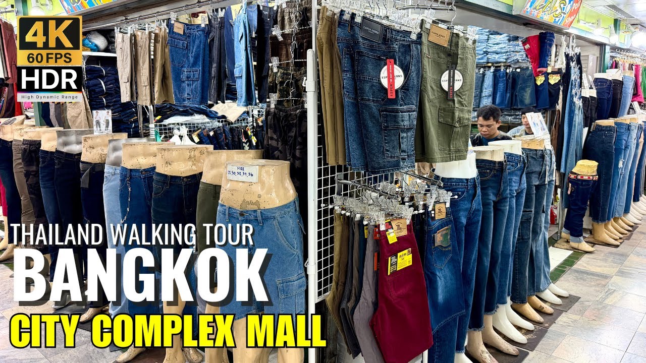 👖 City Complex Pratunam: Bangkok’s BEST Jeans & Pants Fashion Mall! [4K HDR]