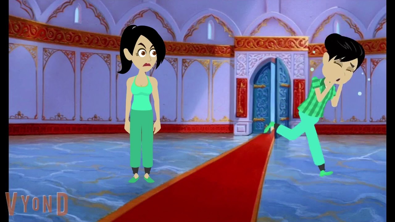 Not Princess Jasmine, Not Kelly, and Evil Atzhiri Escape from the home for troublemakers / Grounded