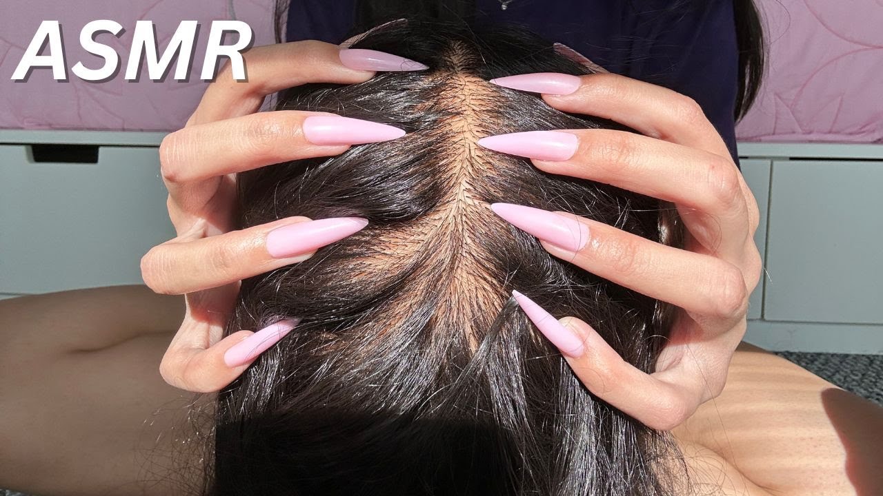 ASMR FAST & AGGRESSIVE SCALP SCRATCHING WITH LONG NAILS
