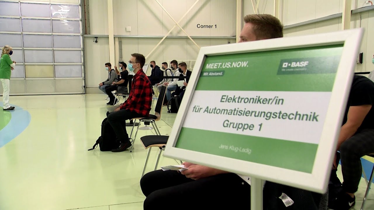 BASF-Ausbildungsstart 2020 bei BASF am Standort Ludwigshafen