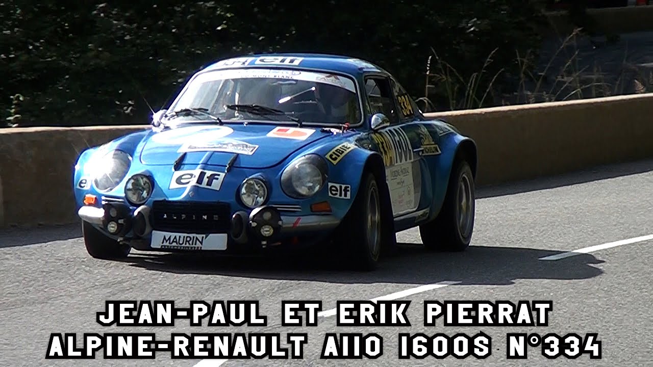 Rallye du Mont Blanc 2024 - Alpine-Renault A110 1600S N°334 - Jean-Paul et Erik PIERRAT