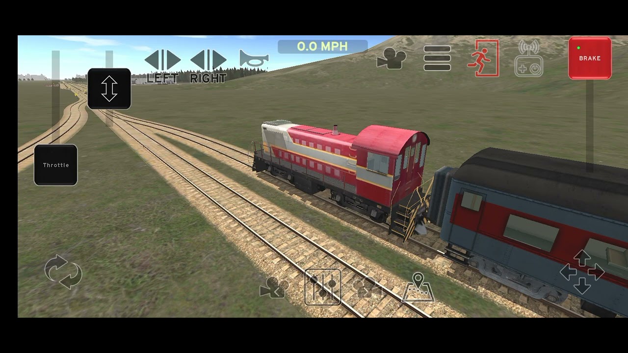 A switcher pulling a passenger train