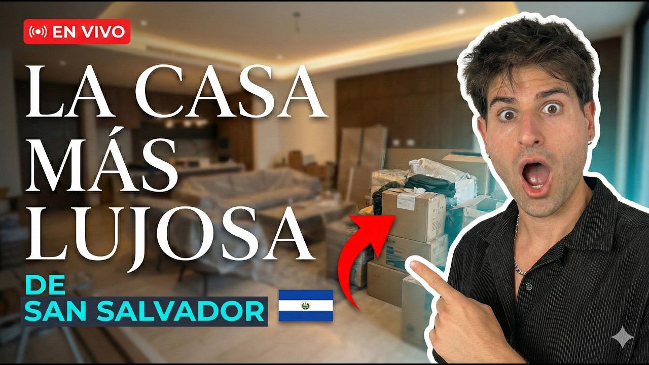 🔴 ¡EN VIVO! Finalizando la CASA MÁS LUJOSA de El Salvador 🇸🇻 (¡Vaya locura!)