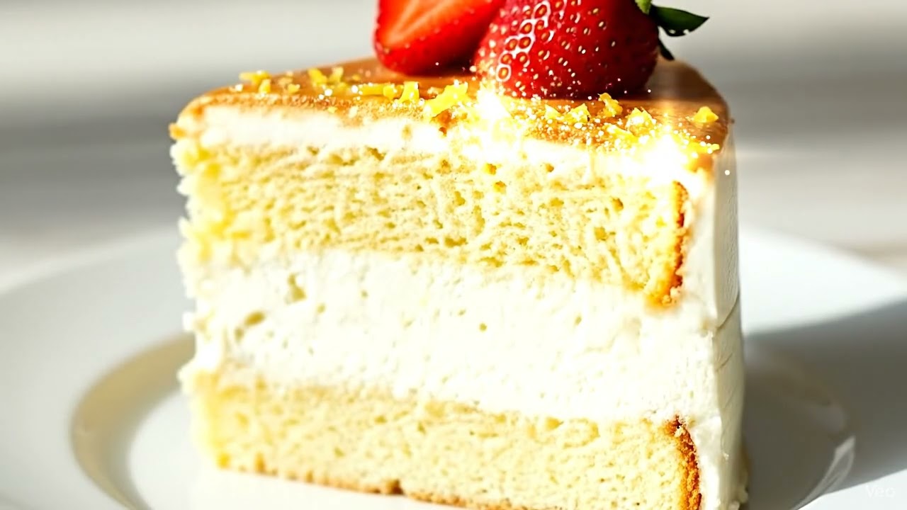 BRIGHT & ZESTY: 2 Ingredient Lemon Cake!
