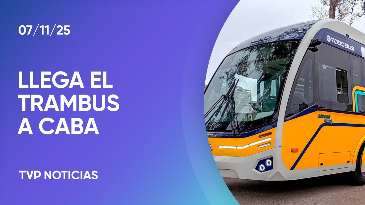 Llega el Trambus a la Ciudad de Buenos Aires