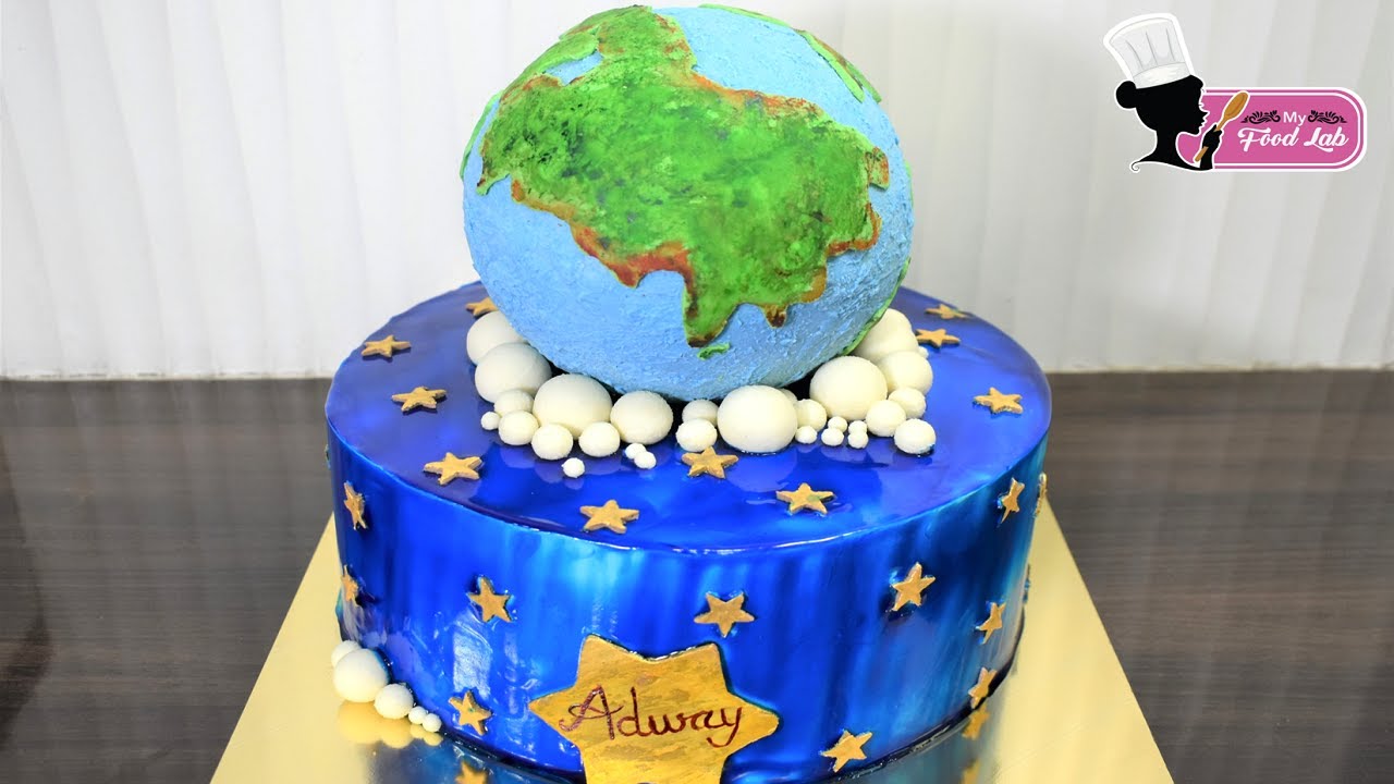 3D Globe Cake | World Globe Cake |  My Food Lab | myfoodlab