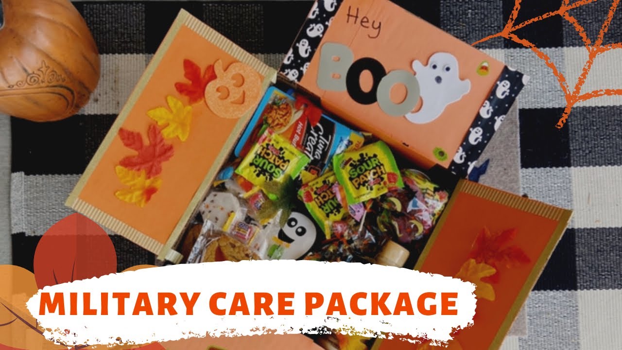 MILITARY CARE PACKAGE! Fall/Halloween | TheTerrasAdventures