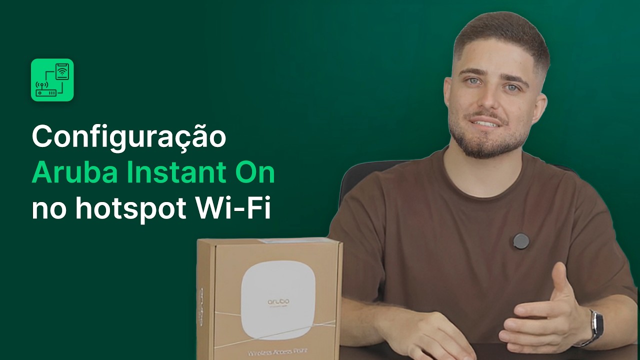 Como configurar Aruba Instant On no hotspot Wi-Fi