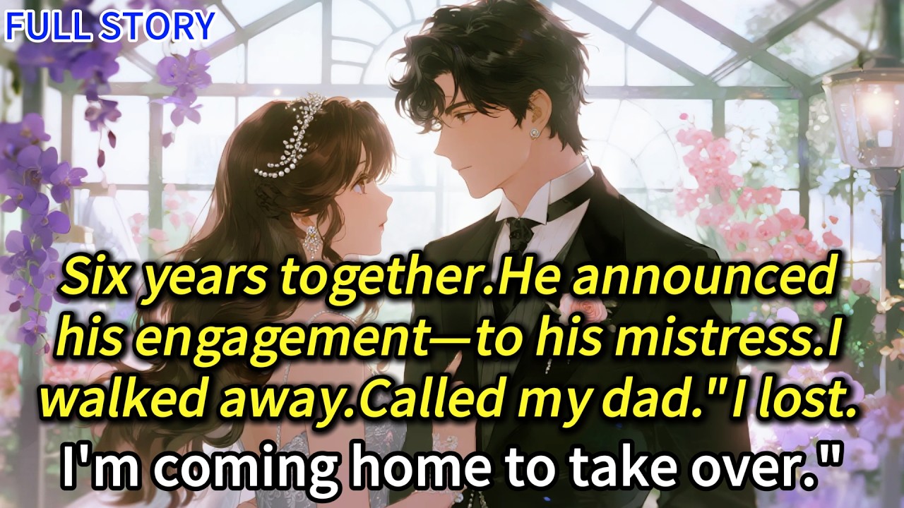 Six years together.He announced his engagement—to his mistress.I walked away.Called my dad.“I lost.