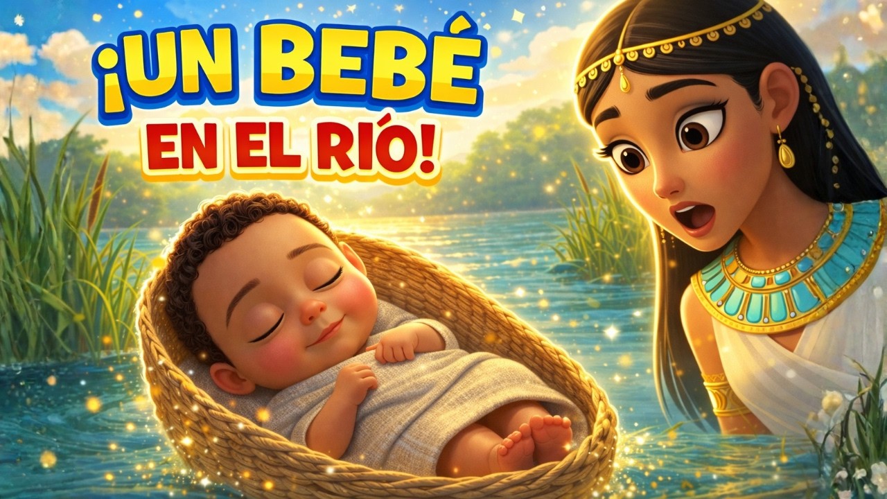 El Bebé Moisés 🧺 | La Historia de Moisés para Niños | Cuentitos de la Biblia