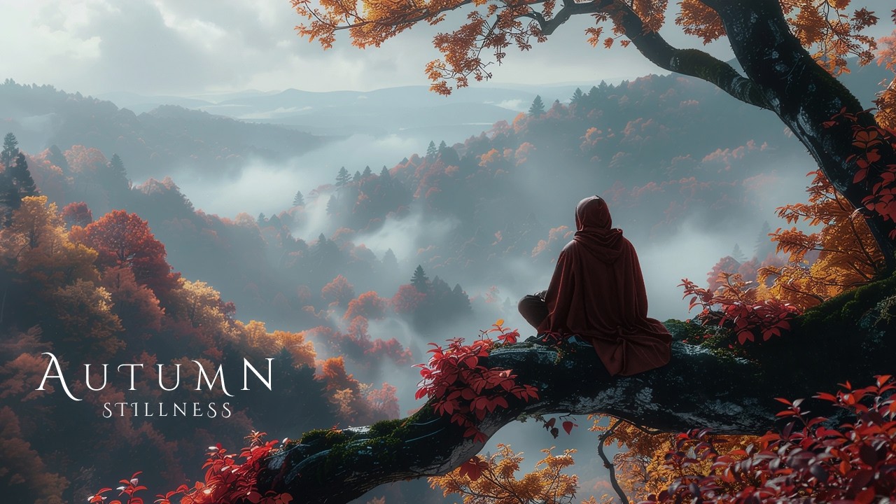 AUTUMN STILLNESS | Ethereal Meditative Ambient Music with Rain - Fantasy Autumn Ambience Soundscape