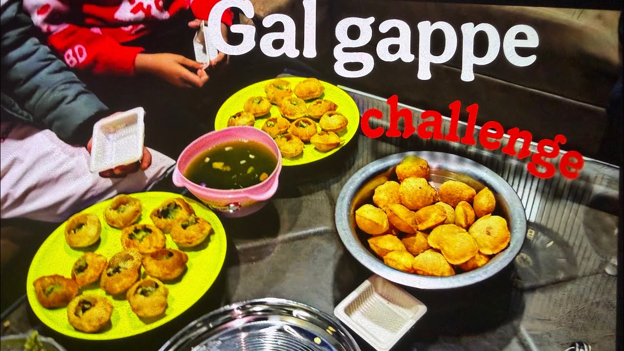 Ajj kiya golgappe ka challenge 🤤💞
