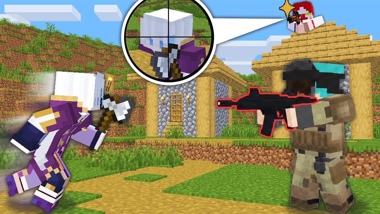 最強の男にでも銃を使えば勝てる説【マイクラ・マインクラフト】