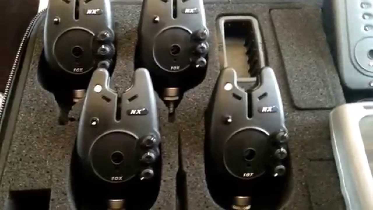 FOX NXR BITE ALARMS PRESENTATION SET x 4
