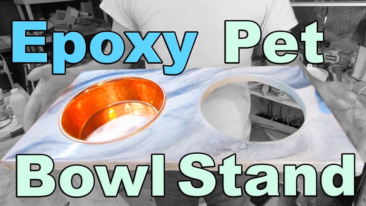 Epoxy Pet Bowl Stand DIY