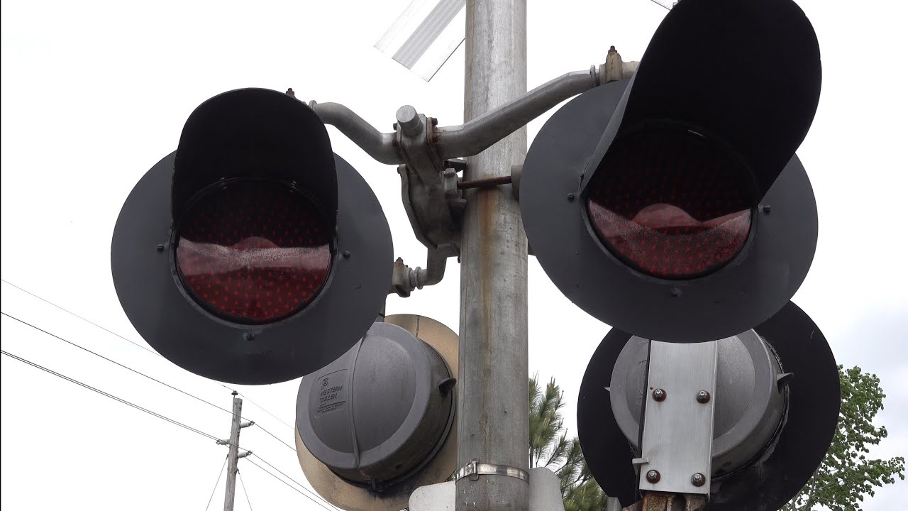 Scotland High School Drive Railroad Crossing Walk Around Tour, Laurinburg NC