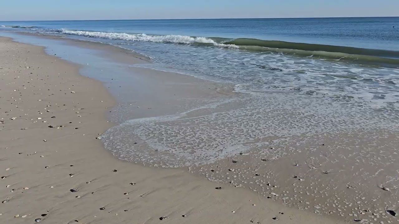 Jones beach, NY. Winter time 