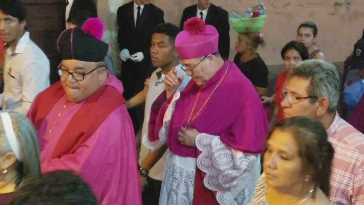 Procesión del Santo Entierro Catedral de León, Nicaragua 30/03/2018