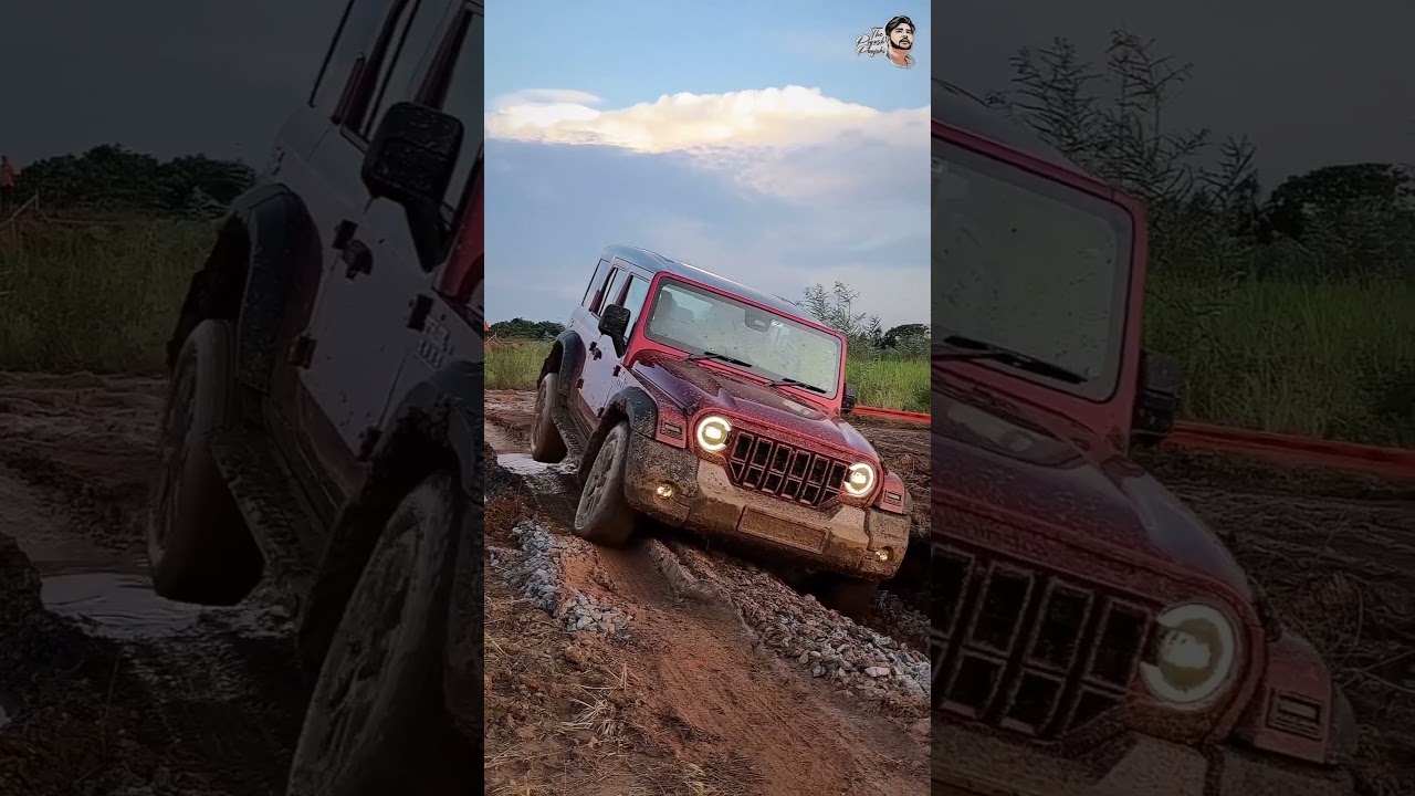 thar roxx off roading test #tharroxx #thar